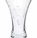 ACE Personalised Swarovski Small Heart Diamante Vase