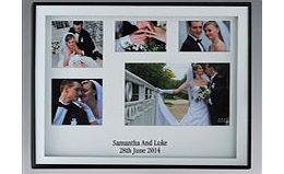 ACE Personalised Wedding 5-Piece Picture Frame