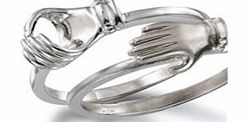 Silver 2-Piece Claddagh Ring