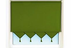 ACE Triangle Edge Roller Blinds - Moss Green