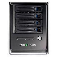 Altos EasyStore - NAS - 3 TB - Serial ATA-300 - HD 750 GB x 4 - RAID 0, 1, 5, 10, JBOD - Gigabit Eth