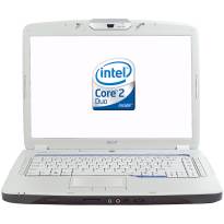 Acer laptop featuring an Intel Core 2 Duo processor, Windows Vista Home Premium, 3GB RAM, 250GB hard