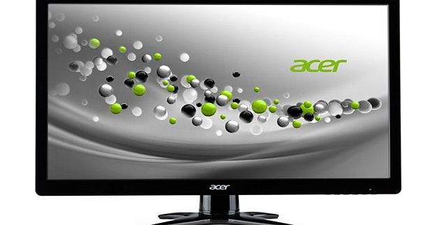 Acer G226HQLHBD 21.5-inch Monitor 16:9 FHD 8 ms 100M:1 A 250 nits VA LED DVI w/HDCP Acer EcoDisplay