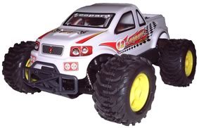 Acme White Radio Controlled Acme Leopard 1:18 Electric Mini Monster Truck