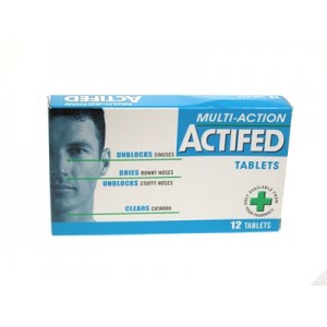 actifed Multi-Action Tablets (12)
