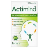 Potters Actimind Capsules - Maintain Clear Thinking - 30 Capsules