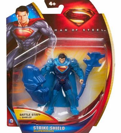 Superman Man Of Steel - 4`` Action Figure - Mega Staff