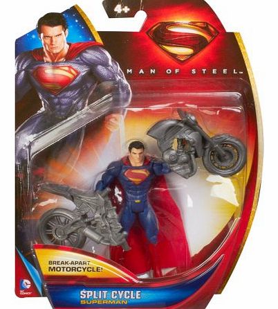 Superman Man Of Steel - 4`` Action Figure - Moto