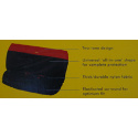 Sport Seat Protector- Rear- Red/Black