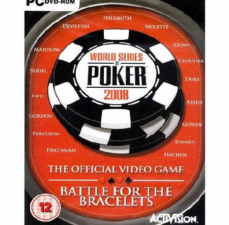 ACTIVISION World Series of Poker 2008 - Battle for the Bracelets (PC DVD)