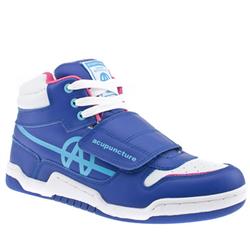 Male Chunk 2 Leather Upper in Blue, Grey