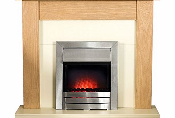 Adam Southwold Ivory Electric Fire Suite