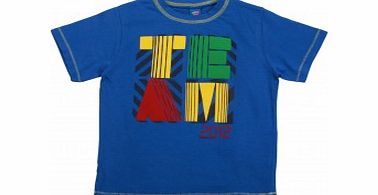 Adams Boys Blue Sports T-Shirt L13/C1