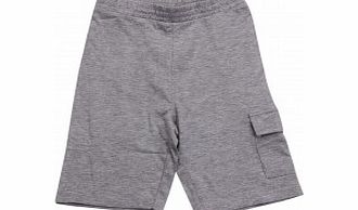 Adams Boys Grey Marl Jersey Shorts B7 L4/C2