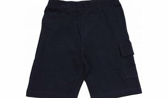 Adams Boys Navy Jersey Shorts B7 L17/B9