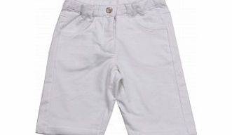 Adams Girls White Jersey Shorts L3/C10