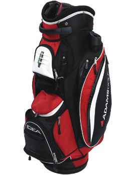 adams Golf Cart Bag Black/Red