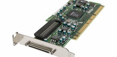 Adaptec 2060100-R ASC-29320ALP-R Ultra320 SCSI 64-bit 133 MHz PCI-X Single Channel Low Profile Card - Kit