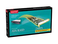 Adaptec ATA RAID 2400A - Storage controller (RAID) - ATA-100 - 100 MBps - 0- 1- 5- 10- JBOD - PCI