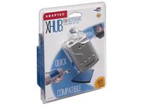 Adaptec XHub for Notebooks - Hub - 4 port(s) - serial - 480 Mbps - Hi-Speed USB