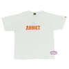 Addict Clothing Stencil T-Shirt (White)
