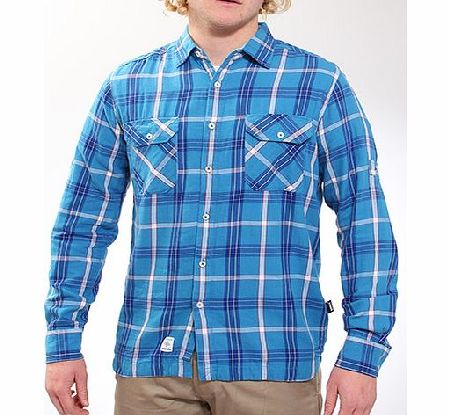 Addict Field Shirt Navajo Flannel shirt - Royal