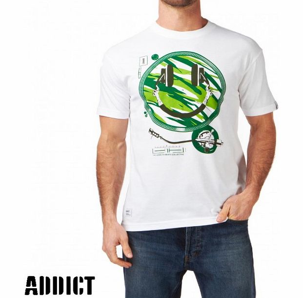 Addict Mens Addict Headphone Deck Bush Camo T-Shirt -