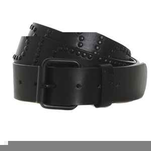 Studded Bonded leather belt