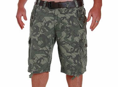 Addict Swat Cargo shorts - Woodland Camo