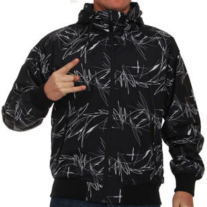 Syd Mead Lightweight shell jacket Black