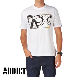Addict T-Shirts - Addict Yellow One T-Shirt -