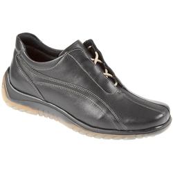 Adelchi Female Adel809 Leather Upper Textile Lining in Black