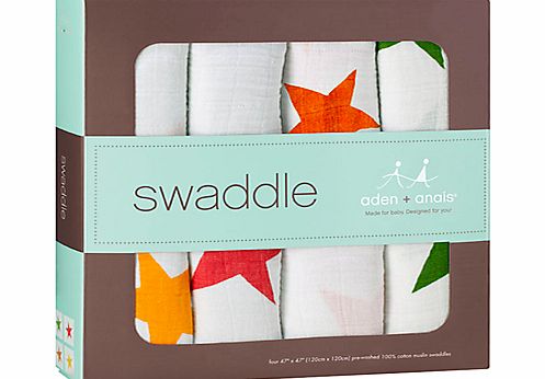 Aden   Anais Baby Swaddle Blankets, Pack of 4,