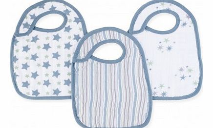 aden   anais Bibs - Stars and stripes - Set of 3 `One size