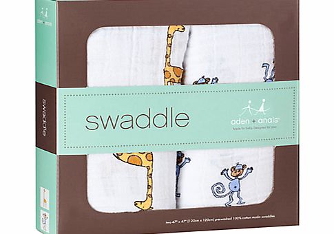 Aden   Anais Jungle Jam Swaddle Baby Blankets,