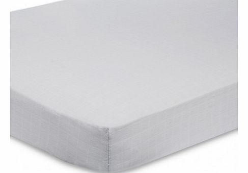 aden   anais Plain Grey Fitted Sheet `One size