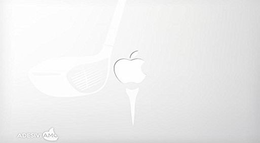 Adesiviamo Sticker ``Golf Club`` single color for all models Apple Mac Book