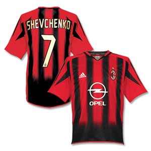 Adidas 04-05 AC Milan Home shirt - Authentic   No.7 Shevchenko