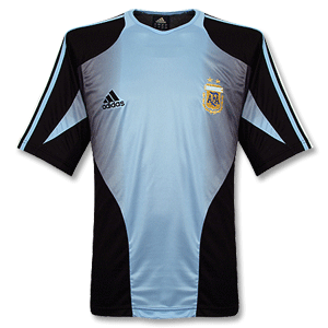 Adidas 04-05 Argentina Training Jersey - Sky Blue/Black