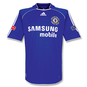 Adidas 06-07 Chelsea Home Shirt   2007 FA Cup Final Embroidery