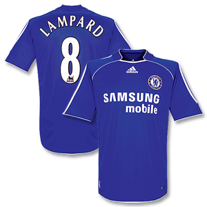 Adidas 06-07 Chelsea Home Shirt   No.8 Lampard