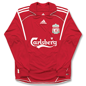 06-08 Liverpool Home Shirt L/S - Boys