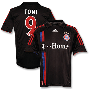 Adidas 07-08 Bayern Munich 3rd shirt   Toni No.9