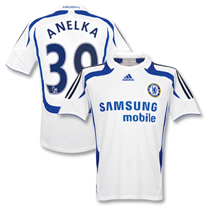 07-08 Chelsea 3rd shirt + Anelka No.39 (FAPL style)