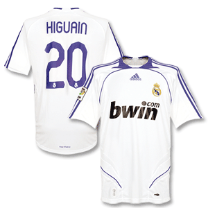 Adidas 07-08 Real Madrid Home Shirt   Higuain No. 20