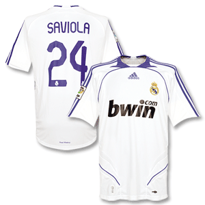 Adidas 07-08 Real Madrid Home Shirt   Saviola No. 24