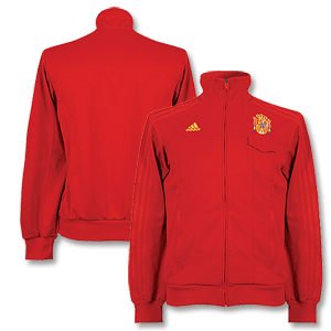 Adidas 07-08 Spain Track Top - Red