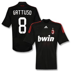 Adidas 08-09 AC Milan 3rd Shirt   Gattuso 8