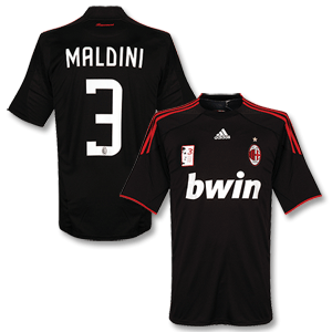 Adidas 08-09 AC Milan 3rd Shirt   Maldini 3   Solo per te Patch