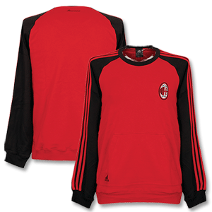 08-09 AC Milan and#39;Essentialand39; Sweatshirt - Red *import